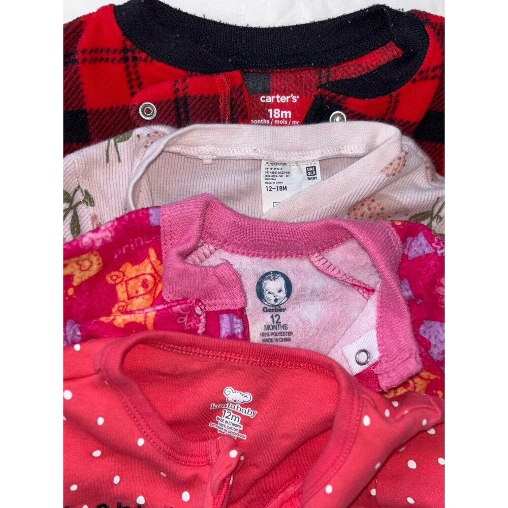 Baby Winter Fleece Onesies Bundle